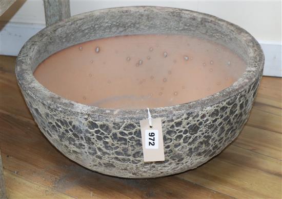 A garden Atlantis bowl planter Diameter 47cm